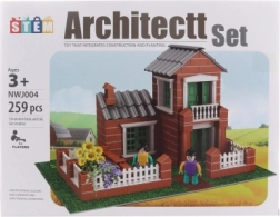 Конструктор Къщичка с Градинка Пластмаса