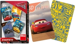Dino игрални карти квартет с мотив Cars 3