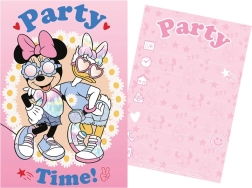 Комплект парти покани и пликове MINNIE MOUSE 5+5