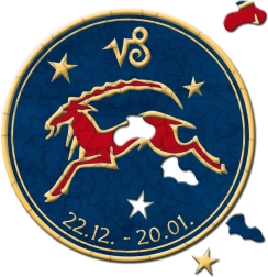 Curiosi round puzzle Zodiac – Capricorn, 33 pieces