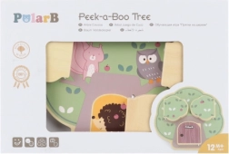 Дървена игра Peek‑a‑Boo дърво POLARB