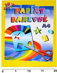 Цветни хартии креда A4