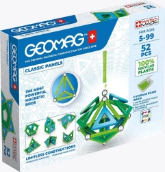 Магнитен конструктор GEOMAG Classic Panels Recycled, 52 части