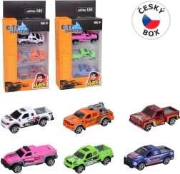 Metal toy trucks, two types