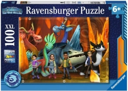 RAVENSBURGER детски пъзел КАК ДА СИ ДРЕСИРАШ ДРАКОН: THE NINE REALMS xxl 100 части