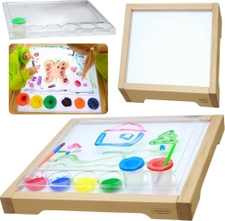 Masterkidz сензорна рамка с LED панел и прозрачна табла за рисуване
