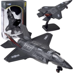 Метален военен самолет F-25 със звуци и светлини – Cy