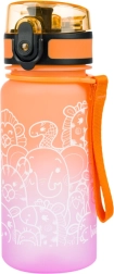 Тританова бутилка за пиене с градиент животни 350 мл