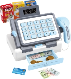 Каса за деца с ефекти 25 см – синя