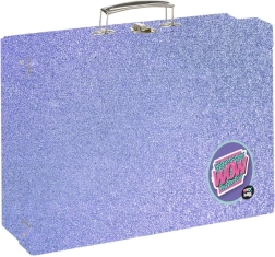 Правоъгълен ламиниран куфар A4 OXY NEXT Shiny