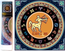 Креативен комплект за диамантено рисуване 7D Зодиакален знак: Стрелец 30x30 см