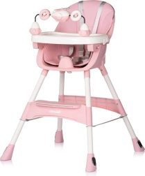 Chipolino Avocado High Chair Powder Pink