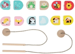 Cubika Къде живеем – дървен нанизващ сет за деца