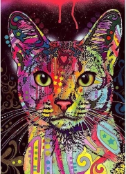 2000 Piece Puzzle Abyssinian Cat