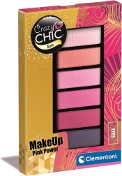 Crazy Chic Teen палитра сенки за очи Pink Power от Clementoni
