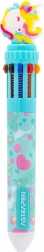 Astra pen with 10 pastel colors, blue