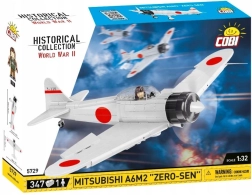 Конструктор на самолет MITSUBISHI A6M2 ZERO-SEN