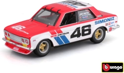 Метален модел Bburago 1:43 BRE Datsun 510 състезателен автомобил