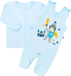 Two-piece baby cotton set NEW BABY Little Knight
