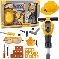 Детски комплект за игра с инструменти и пневматичен чук