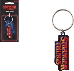 Stranger Things Metal Keychain with WSQK Logo