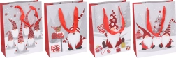 Gift bag S with Christmas design 17.5 × 23.5 × 8 cm