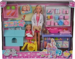 Steffi ветеринар – игрови комплект с Evi и 4 животни