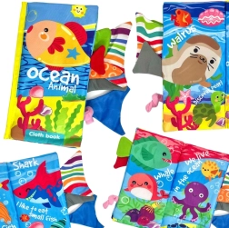 Woopie платнена книжка с опашки на морски животни
