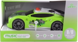 Battery-powered sports car