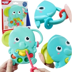 Woopie Baby сензорно гризалче слон Montessori 4в1