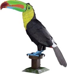 Metal 3D Puzzle Keel-billed Toucan