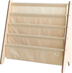 3 Sprouts book rack recycled solid/beige