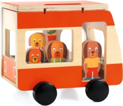 Дървен мултиван с мечета Djeco