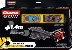 Carrera GO Expansion Set with Straights and GT Cars