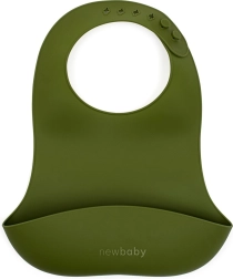 Силиконов лигавник NEW BABY маслиненозелен