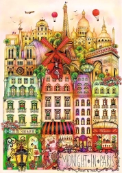 Puzzle TREFL Premium Plus Midnight in Paris 1000 pieces