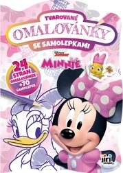 Minnie Shaped Coloring Book