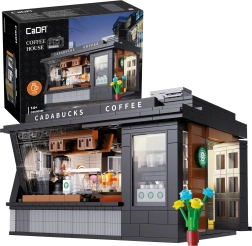 Конструктор CaDA модерно кафене Cadabucks Coffee House, 768 части, LED осветление