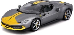 Метален модел Ferrari 296 GTB Assetto Fiorano 1:18 сив