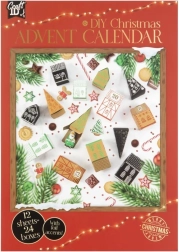 DIY Advent Calendar CRAFT ID – Christmas Houses and Trees 3D