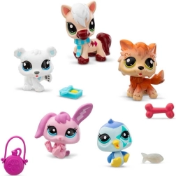 Hasbro Littlest Pet Shop зимен комплект животинки 5 бр.