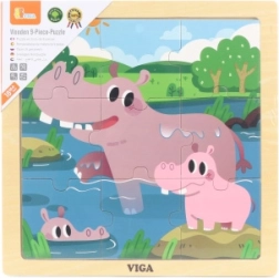 Дървен пъзел „Грахчета“ Viga, 9 части