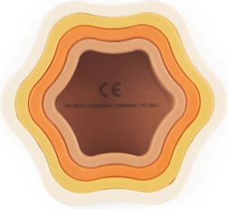 Bieco силиконово стакващо се цвете Chocolate Bliss