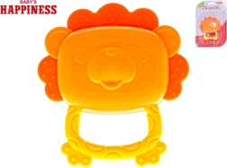 Baby lion rattle and teether 9 cm