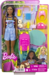 Barbie Brooklyn къмпинг комплект с аксесоари и кученце