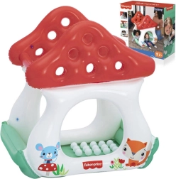 Надуваема къщичка с топки Мухоморка Fisher Price