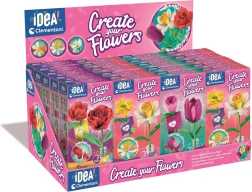 Clementoni Mini Flower Factory – creative kit for making paper flowers