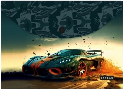 Плик с тик-так копче A4 с мотив кола