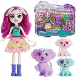 Enchantimals кукла Dessa Dalmatian със сладко семейство далматинци