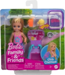 Кукла Barbie Chelsea с раница и котенце